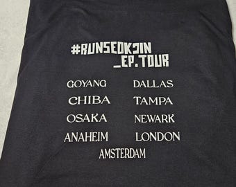 Jin Shirt Team Kim Seokjin T-shirt Gift for ARMY Fan, RUN Bangtan