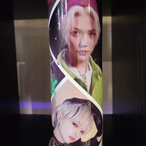 Felix -Stray Kids Stainless Steel Tumbler, Stray Kids Kpop , Stray Kids Merch, SKZ , Stay Fandom