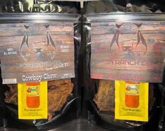 Cecina Cowboy Chew y Blazin' Hot Chew