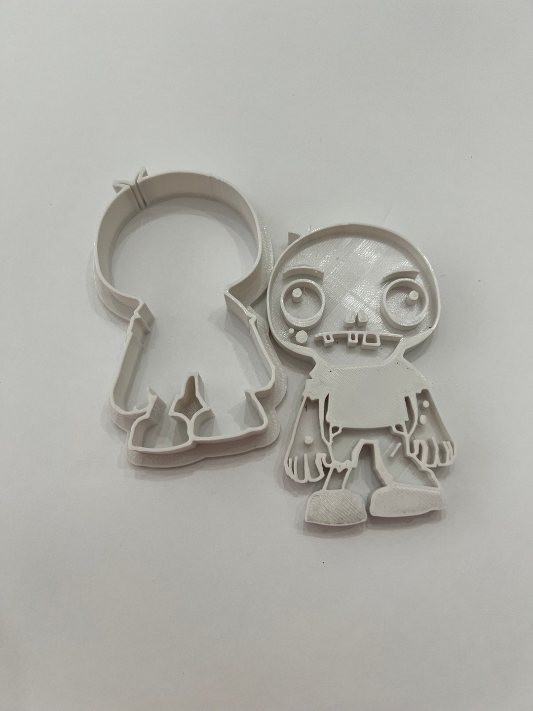 Cute Zombie Cookie Cutter/stamp, Halloween Cookie Cutters, Cookie