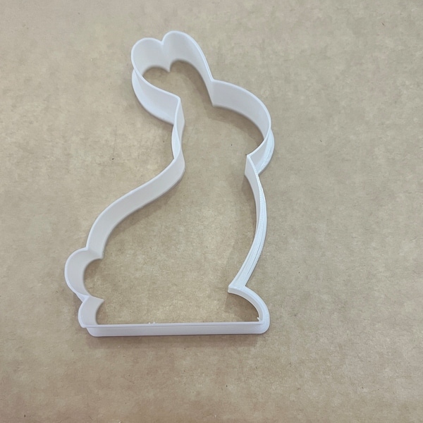 Classic chocolate bunny cookie cutter, fake bake cookie cutter, clay cutter, large sweets cutter, clay tool, Easter cookie cutter