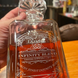 Custom Infinity Bourbon Decanter