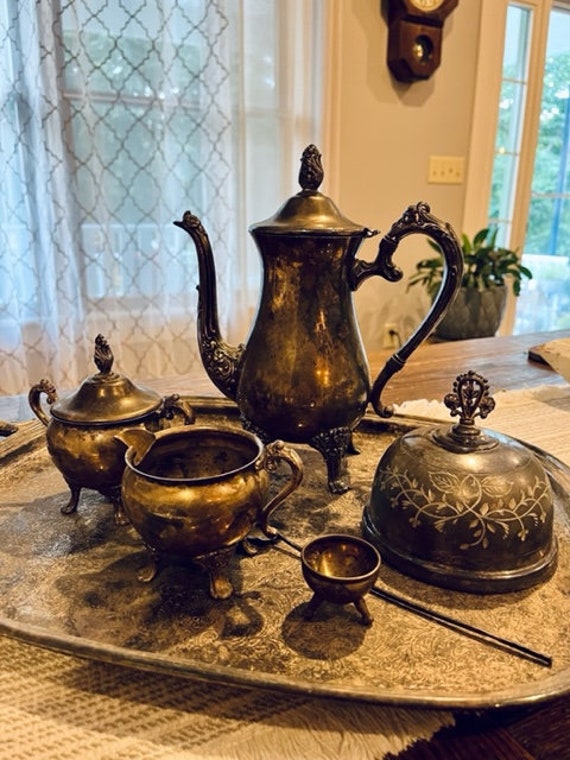 Suffolk Silversmith Vintage Tea Serving Set 8 Pcs Etsy