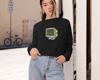 Cropped Fleece Pullover