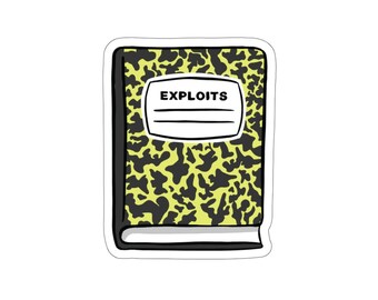 Exploit Notebook Die-Cut Sticker