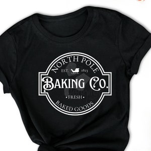 North Pole Baking Co SVG Digital Download Design for DIY Christmas Shirts