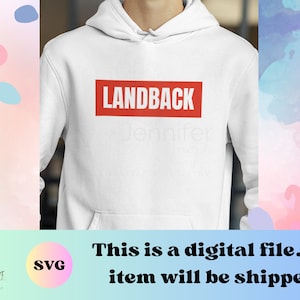 Indigenous Landback SVG native Digital Download