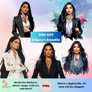 Indigene Frau ClipArt Design Bundle png native digitaler Download für Sublimationsdesign, Aufkleber, Kissen
