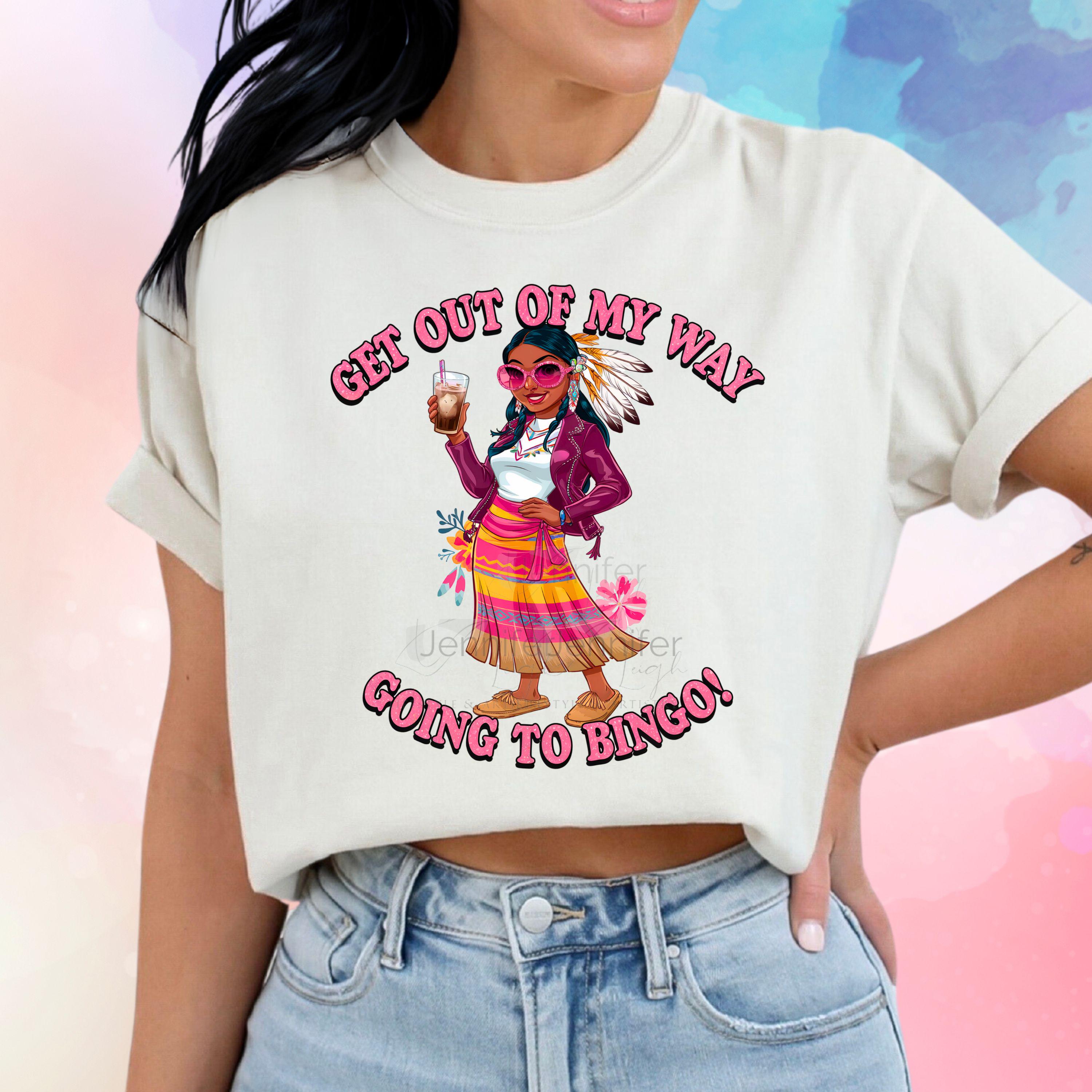 Ir al bingo Indígena JPG PNG nativo Descarga digital para cricut, camisetas, vinilo, sublimación