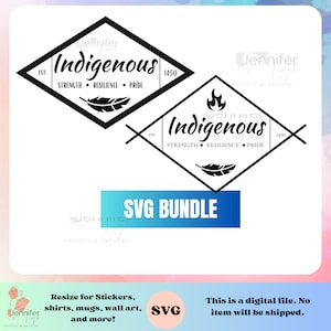 Indigenous logo SVG PNG Digital Download, for cricut vinyl, sublimation.