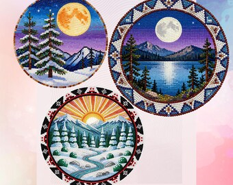 Native Round art PNG bundle Instant Downloads for sublimation, stickers, printable art