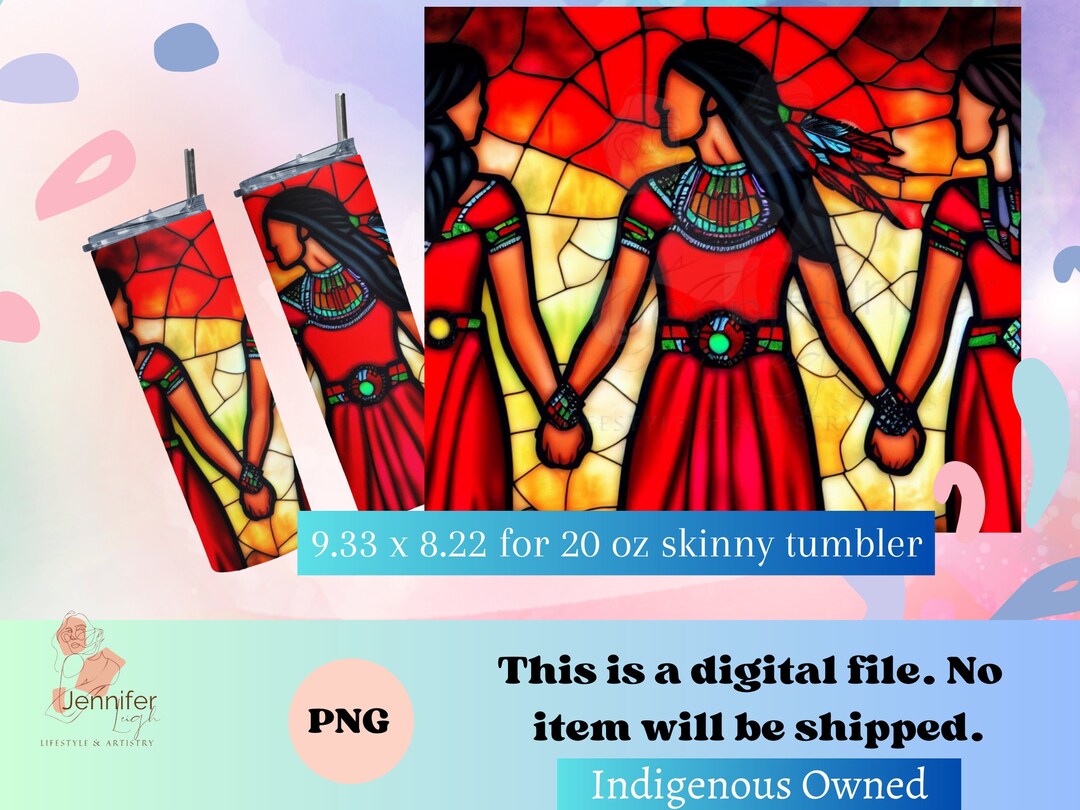 Indigenous Women MMIW Indigenous Png Native Digital Download for 20 Oz ...