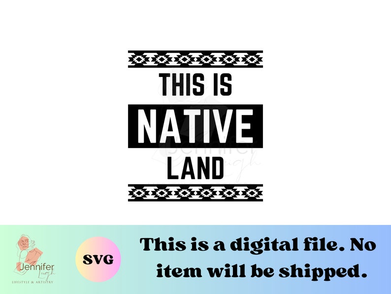 Indigenous Landback This is Native Land SVG PNG Native Designs Digital ...