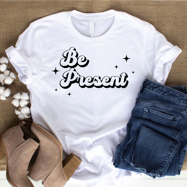 be present svg png dxf instant digital download for shirts and other crafts