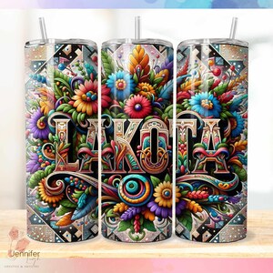 Lakota Indigenous png native Tumbler Wrap Sofortiger Download für 20 oz 9,2 x 8,3 skinny Tumbler, Sublimationsdesign