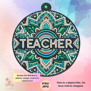 Indigenous Teacher png jpeg Native designs digital download for sublimation, printable art