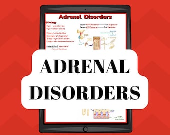Adrenal Disorder study guide