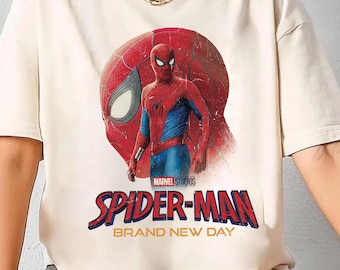 Vintage Spider-Man Brand New Day T-Shirt: Spiderman Marvel T-shirt, Tom Holland Spidey Tee, MCU Avengers Spiderman Shirt, Brand New Day tee