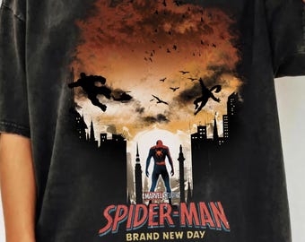 Vintage Spider-Man Brand New Day T-Shirt: Spiderman Marvel T-shirt, Tom Holland Spidey Tee, MCU Avengers Spiderman Shirt, Brand New Day tee
