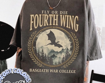 Comfort Colors Fourth Wing Shirt, Basgiath War College t-shirt, Bookish Shirt, Xaden Riorson, Gifts For Readers, Book Lovers Shirt
