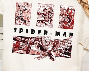 Camiseta vintage Amazing Spider-Man Comfort Colors, camiseta retro con portada de Marvel Comics, regalo para fans del MCU, camiseta rosa con estampado de Spiderman, camiseta para viajes a Marvel