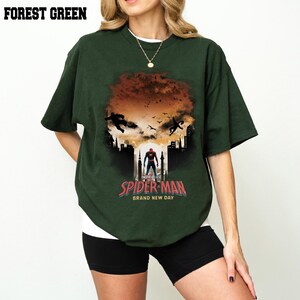 Vintage Spider-Man Brand New Day T-Shirt: Spiderman Marvel T-shirt, Tom Holland Spidey Tee, MCU Avengers Spiderman Shirt, Brand New Day tee zdjęcie 4