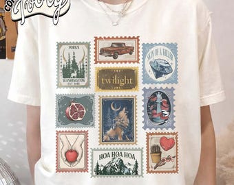 Comfort Colors® Twilight Inspired City Of Forks Shirt,Hoa Hoa Hoa Season Shirt,Forks Washington Tee,Book Lover Gift,Twilight Book Lover Gift