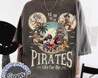 Yo Ho Yo Ho A Pirate's Life For Me, Disney Pirates of, Caribbean T-Shirt, Mickey and Minnie Disney Cruise T-Shirt, Disney Pirate Cruise