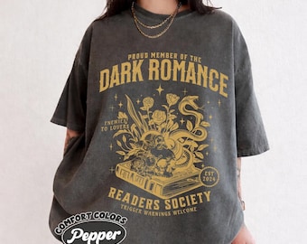 Dark Romance Shirt, Book Shirt, Morally Grey Book Boyfriend Tee, Villain Era Aesthetic Shirt, BookTok Romance Tee, Dark Romance T Shirt