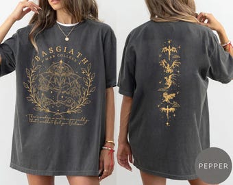 Basgiath War College Shirt, Bookish Comfort Colors T-Shirt, Dragon Rider Tshirt, Gift for Romantasy Reader, Fantasy Book Merch Reading Shirt