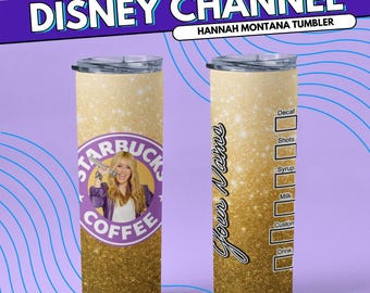 Hannah Montana Personalized Tumbler - Y2K 2000s Disney Channel Fan Favorite, Miley Cyrus