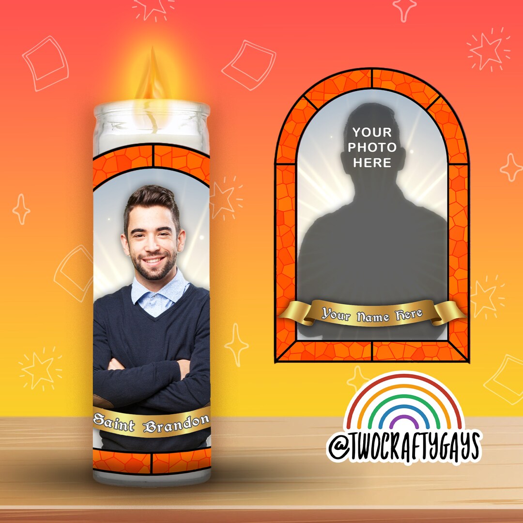Custom Personalized Prayer Candle, Funny Unique Gift for Birthday