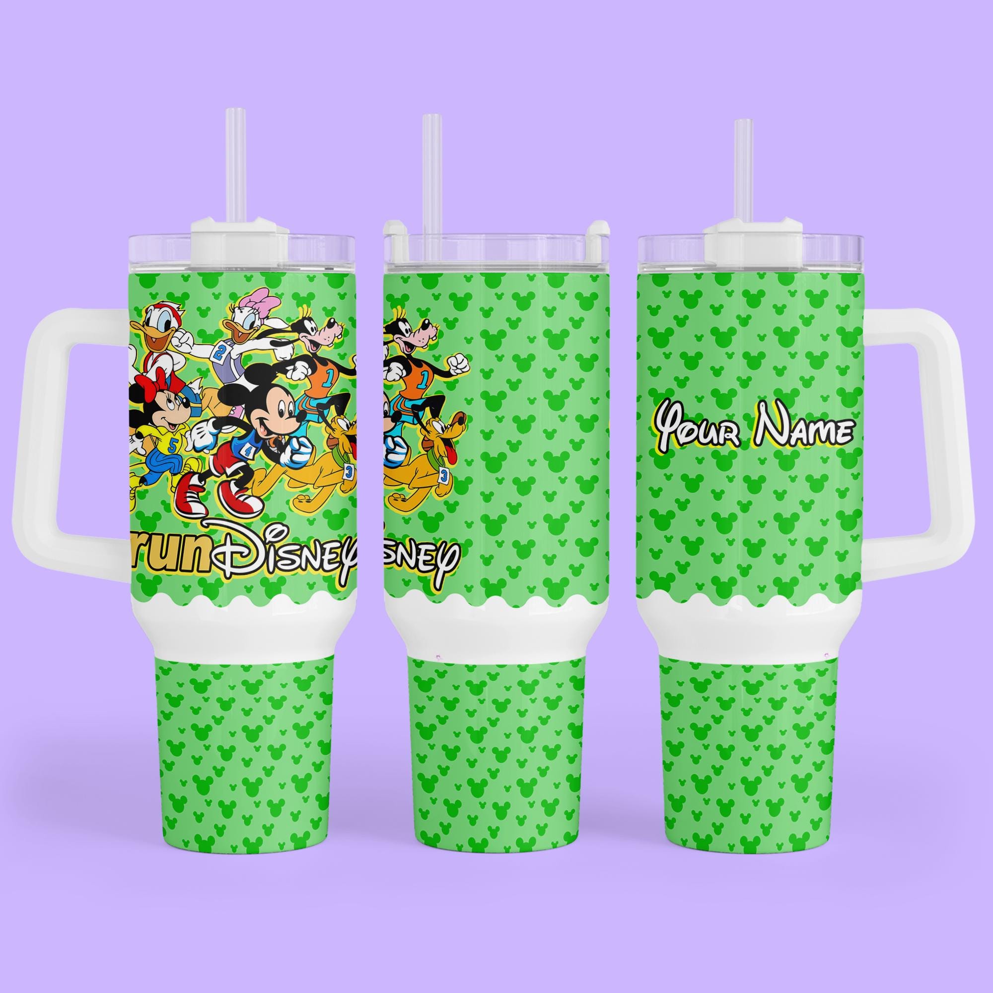 Discover RunDisney Marathon Personalized 40 oz Tumbler - Custom for Disney Vacation Race