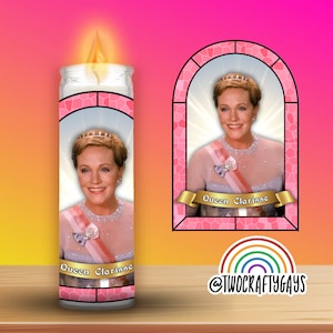 Queen Clarisse Renaldi Celebrity Prayer Candle (Julie Andrews from The Princess Diaries)
