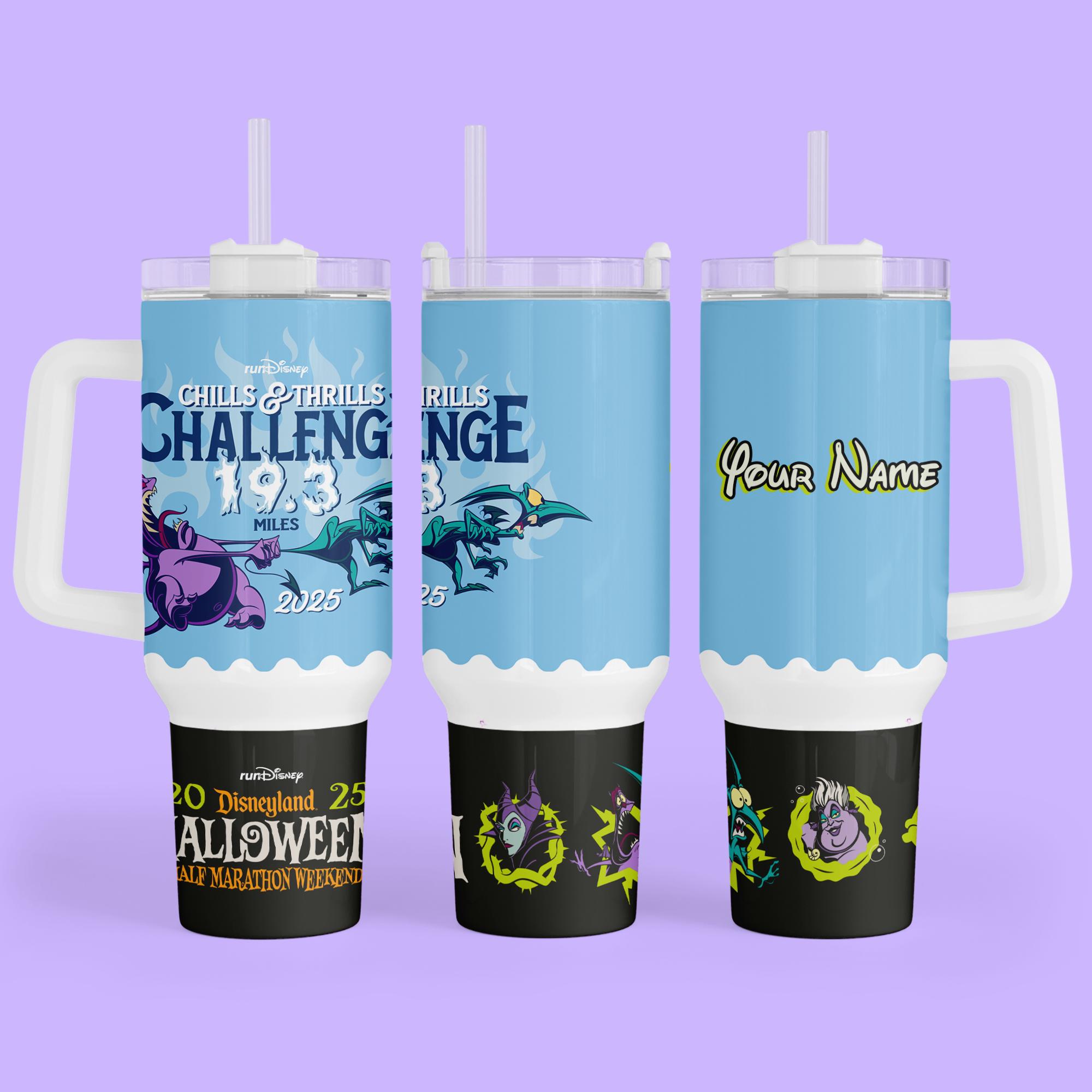 Discover RunDisney Marathon Personalized 40 oz Tumbler - Custom for Disney Vacation Race