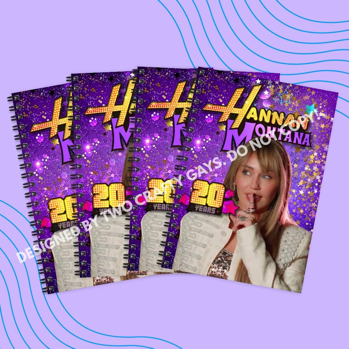 Hannah Montana 20th Anniversary Spiral Notebook - Miley Cyrus ...