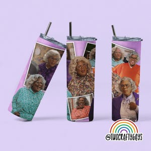 Personalisierter Madea 20oz Becher - Tyler Perry inspiriertes Design - Geschenk für Geburtstag, Weihnachten
