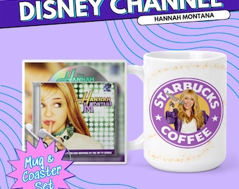 Hannah Montana Personalized Starbucks 15 oz Coffee Mug – 2000s Disney Gift for Birthday, Christmas
