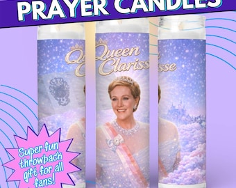 Vela de oración de la Reina Clarisse de "El diario de la princesa" (Disney Channel, nostálgica, con ambiente de los años 2000)