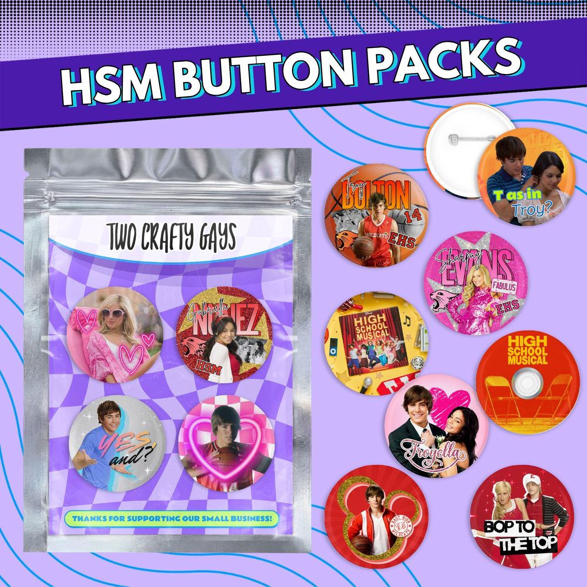 High School Musical Badges - Etsy