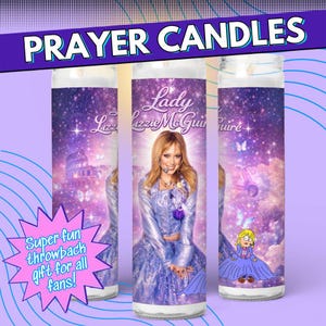 Lizzie McGuire Prayer Candle (Disney Channel, Hilary Duff Nostalgic, Y2K 2000s Vibe)
