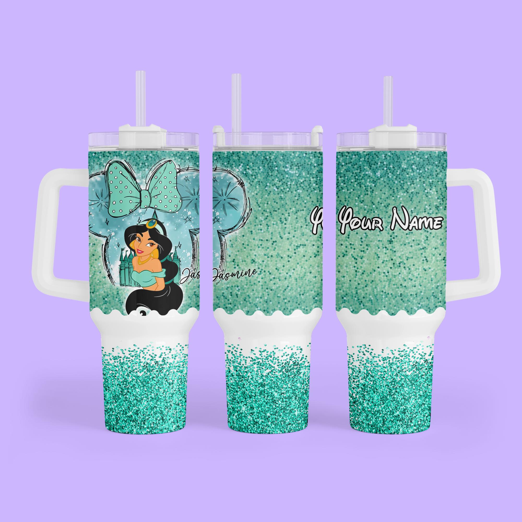 Discover Personalized Disney Princess 40 oz Tumbler - Custom Gift for Family Vacation