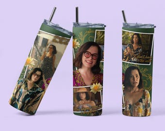 Personalized Parker Posey 20oz Tumbler - White Lotus Inspired Design - Gift for Birthday, Christmas