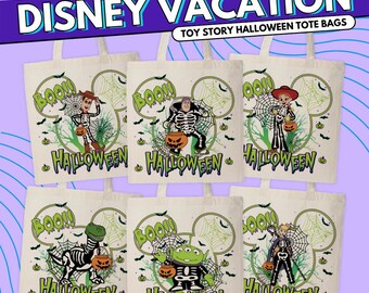 Bolsa de tela de Halloween de Toy Story de Disney: Truco o trato - Personalizada para Not So Scary y High Seas