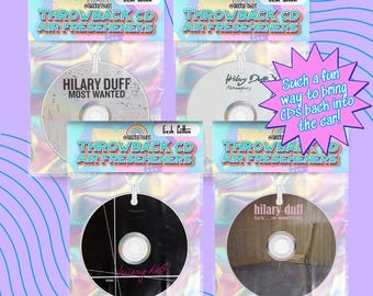 Hilary Duff Lufterfrischer – Lizzie McGuire Y2K Popmusik-Autoaccessoire, Geschenkidee für Nostalgiker der 2000er, Geburtstags- und Junggesellinnenabschiedsgeschenk