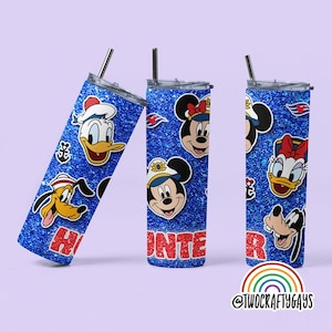 Disney Cruise Line Personalized Tumbler Cup (Cruise Vacation, Wish, Wonder, Fantasy, Dream, Magic, Kids Tumbler, Disney Gifts)