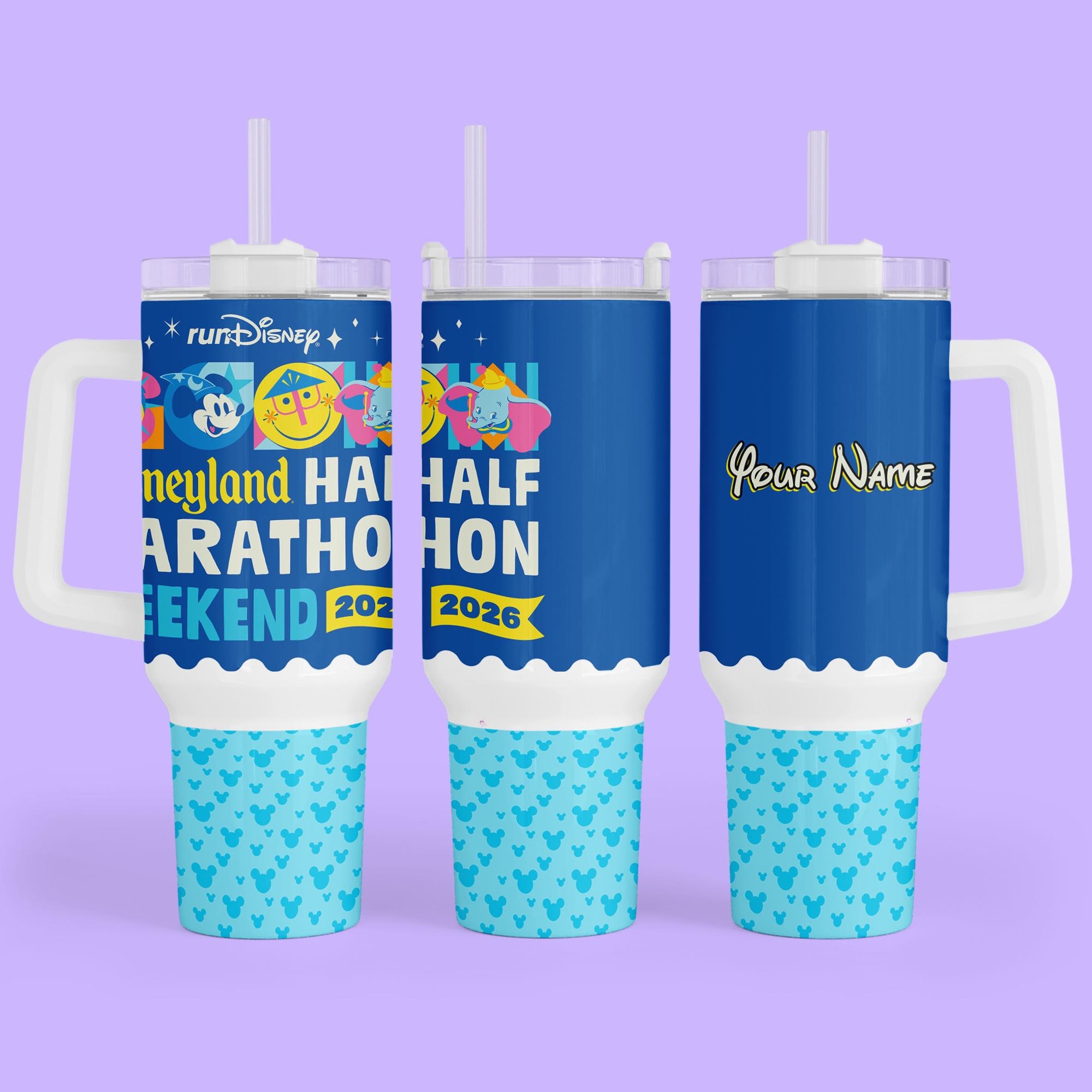 Discover RunDisney Marathon Personalized 40 oz Tumbler - Custom for Disney Vacation Race