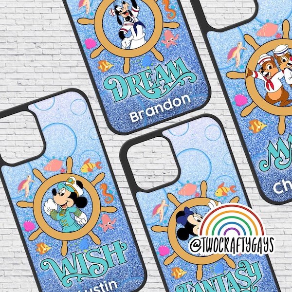 Magical Cruise Line Custom Personalized Phone Case for iPhone and Android (Wish, Dream, Fantasy, Wonder, Fantasy, Magic, Disney)