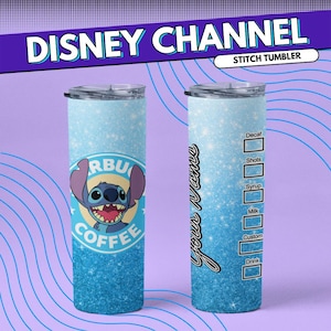A Starbucks coffee tumbler with a Star Wars character design, featuring the Starbucks logo and the character's name.