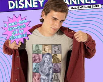 Lizzie McGuire Eras Tee Shirt - Y2K 2000s Throwback, Hilary Duff, Disney Channel, Gift for Birthday, Christmas